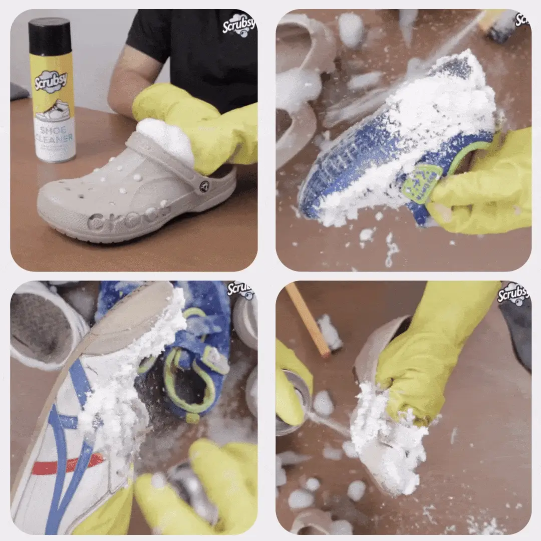 India's #1 Foam-Based Footwear Cleaner (Free Cleaning Brush) (Pack of 2) - Image 3