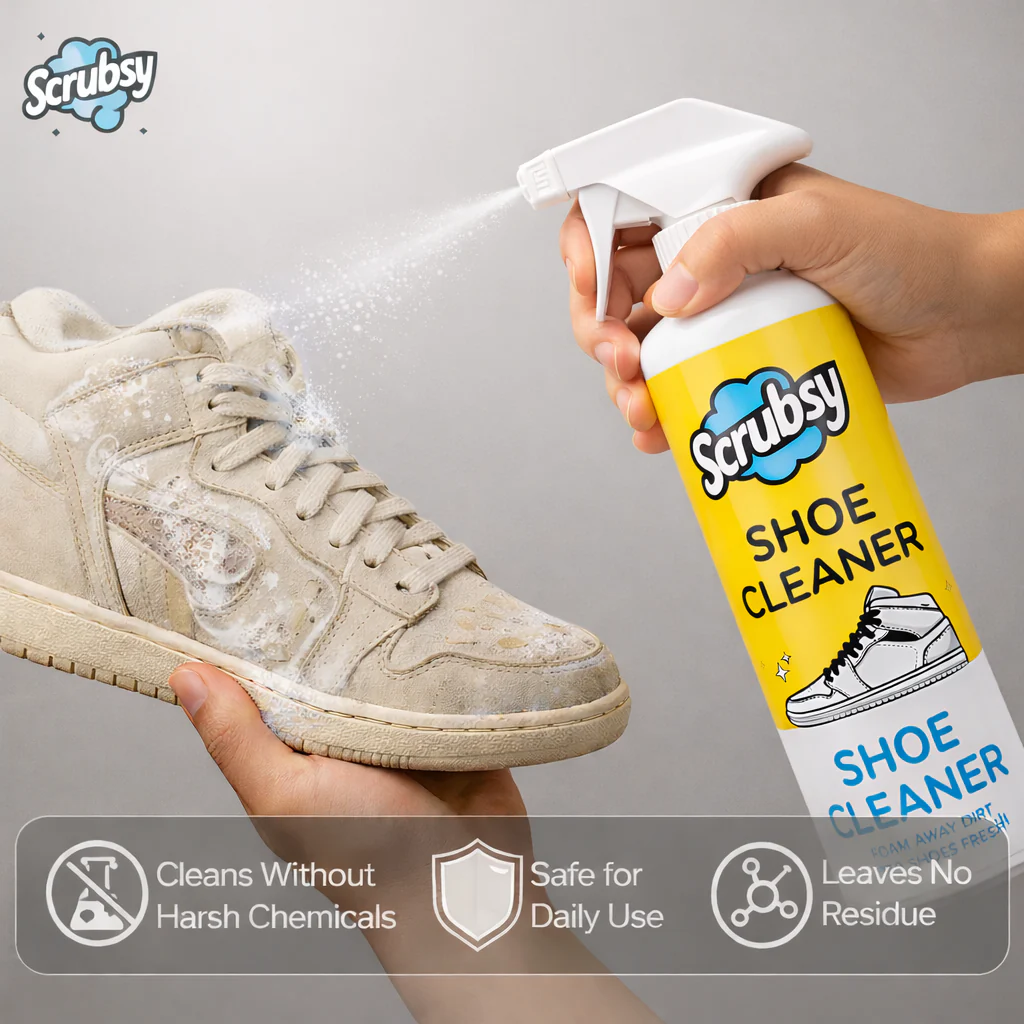 India's #1 All-in-1 Footwear Cleaner (1+1 Free) (Free Brush) - Image 6